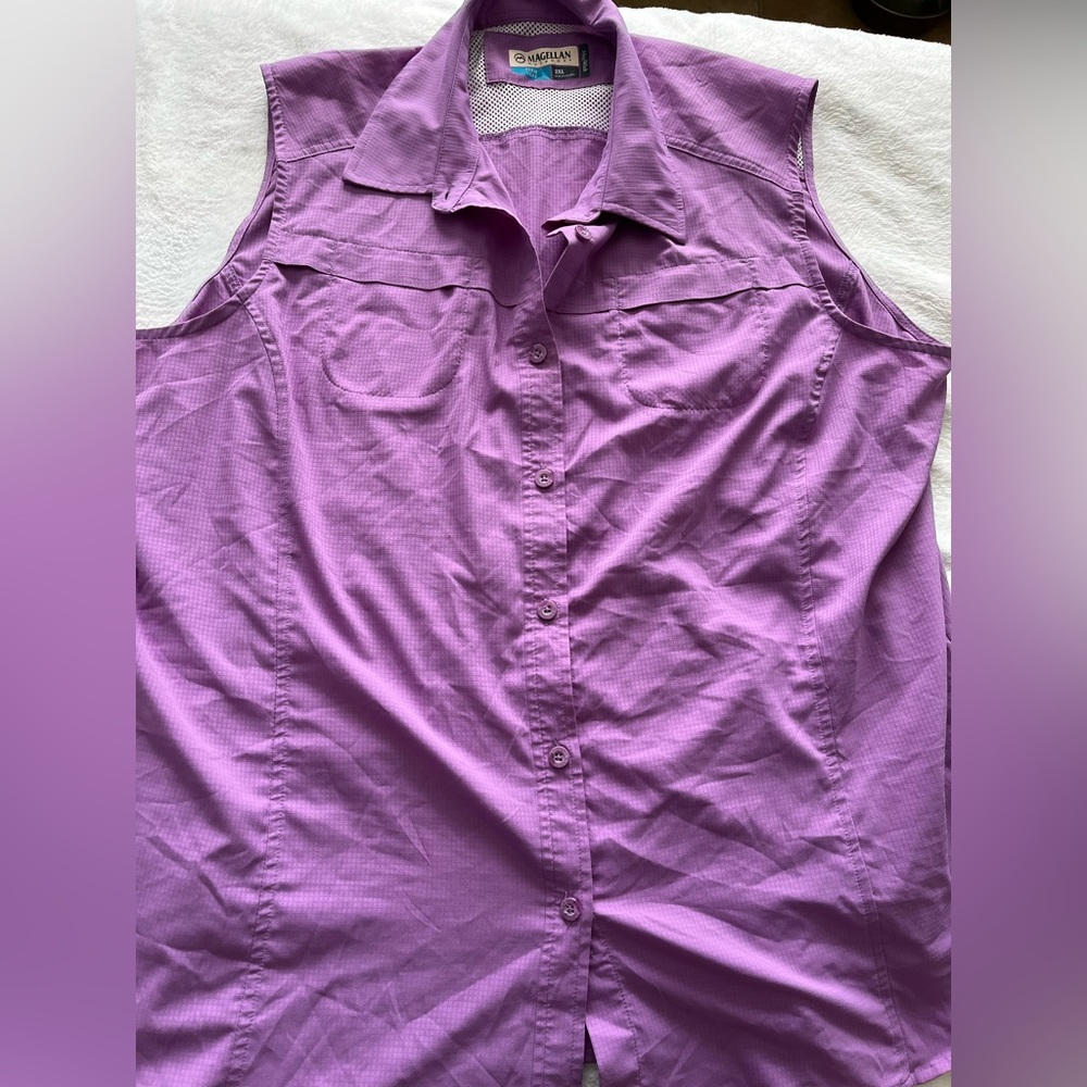 Angler plus size fishing shirt Magellan